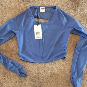 gymshark whitney simmons long sleeve crop top